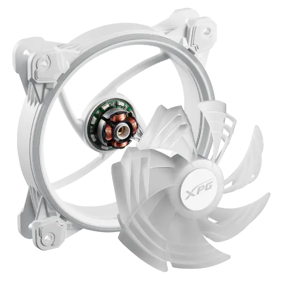 XPG HURRICANE 120 ARGB Case Fan - White - PakByte Computers 