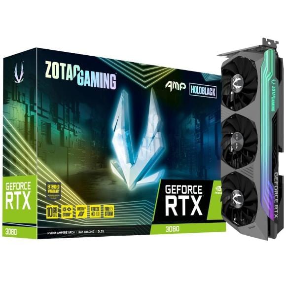 ZOTAC GAMING GeForce RTX 3080 AMP Holo ZT-A30800F-10P - PakByte Computers 