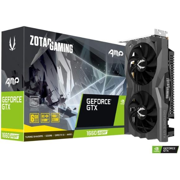 ZOTAC Gaming GeForce GTX 1660 Super AMP Edition 6GB GDDR6 192-bit Gaming Graphics Card - Zt-T16620D-10M - PakByte Computers 