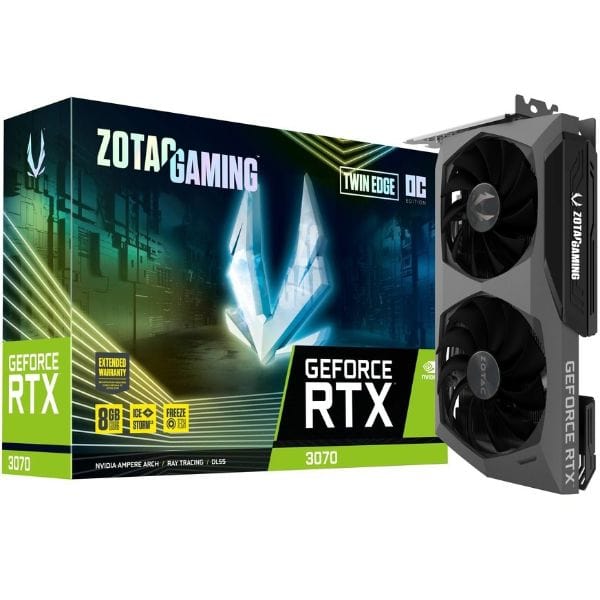 ZOTAC GAMING GeForce RTX 3070 Twin Edge OC Graphics Card - PakByte Computers 